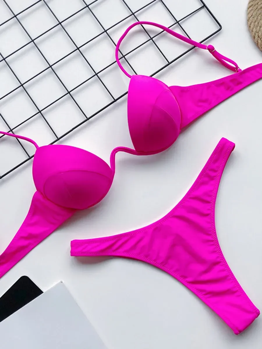 Sexy V-bar Underwired Bra Cup  - Underwire Bra Padded 评论和价格