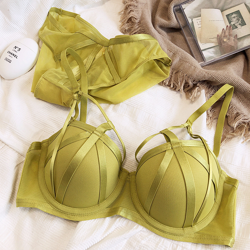 Hot Sale Women Lace Underwear  - Plunge Bra Push Up 评论和价格