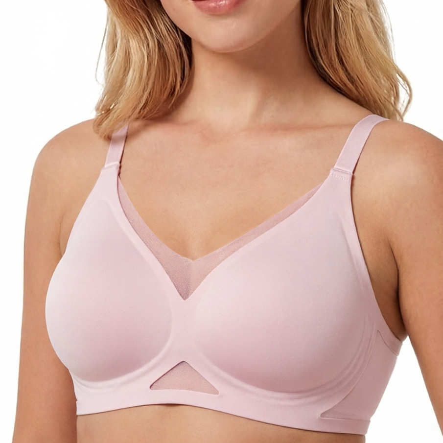 Women's Seamless Wire-Free Bra - Plunge Bra Push Up 评论和价格