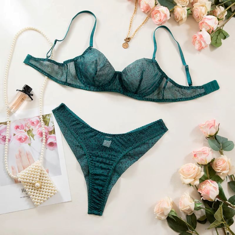 2pcs/Set Woman Lingerie Gather - Plunge Bra Push Up 评论和价格